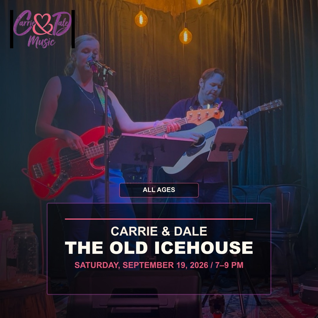 Carrie & Dale at The Old Icehouse event artwork